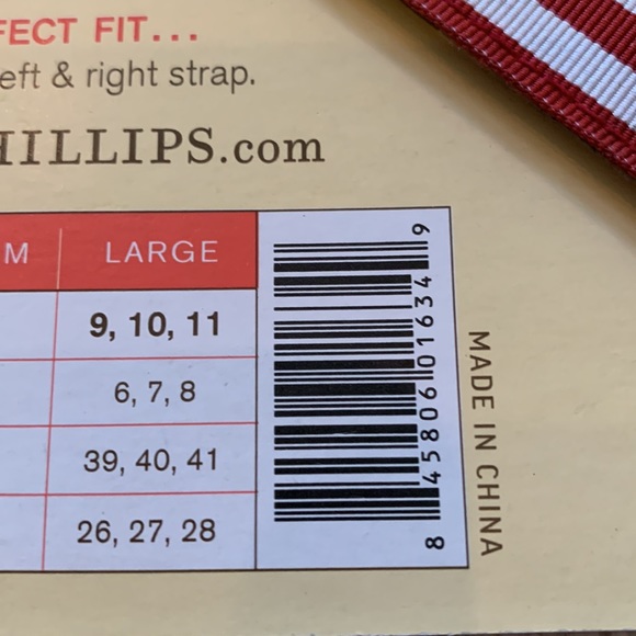 Adorable red and white striped “Angie” Interchangeable Straps SwitchFlops - Picture 5 of 5